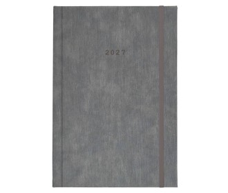 Next ημερολόγιο 2027 bali ημερήσιο δετό γκρι με λάστιχο 14x21εκ. Δυνατότητα εκτύπωσης