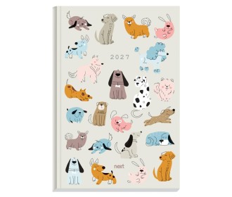 Next ημερολόγιο 2027 Trends Dogs ημερήσιο δετό 14x21εκ.