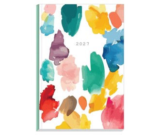 Next ημερολόγιο 2027 Trends Watercolour ημερήσιο δετό 14x21εκ.