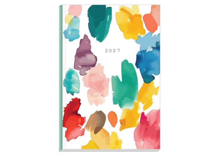 Next ημερολόγιο 2027 Trends Watercolour ημερήσιο δετό 14x21εκ.