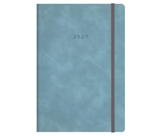 Next ημερολόγιο 2027 Cuba ημερήσιο flexi γαλάζιο με λάστιχο 12x17εκ. Δυνατότητα εκτύπωσης