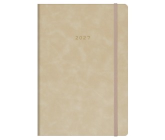 Next ημερολόγιο 2027 Cuba ημερήσιο flexi μπεζ με λάστιχο 12x17εκ. Δυνατότητα εκτύπωσης