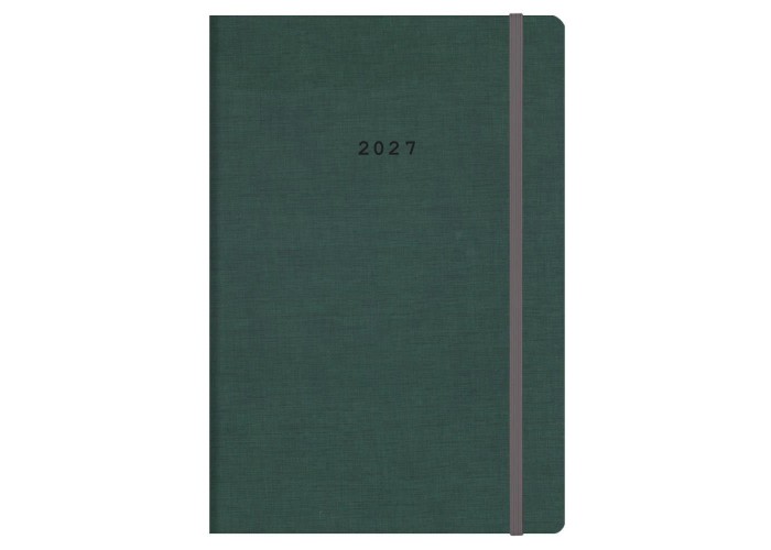 Next ημερολόγιο 2027 Nomads ημερήσιο flexi πράσινο με λάστιχο 14x21εκ. Δυνατότητα εκτύπωσης Next ημερολόγιο 2027 Nomads ημερήσιο flexi πράσινο με λάστιχο 14x21εκ. Δυνατότητα εκτύπωσης