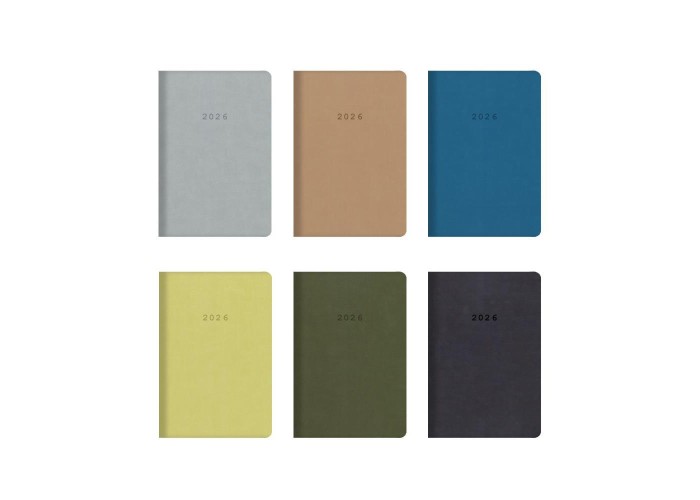 Next ημερολόγιο 2026 velvet ημερήσιο flexi μίνι 8x12εκ. Δυνατότητα εκτύπωσης