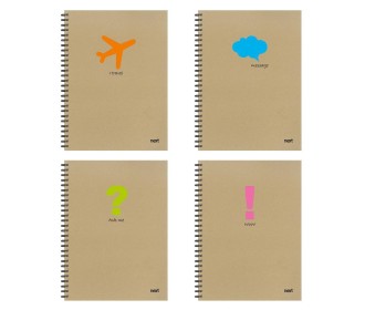 Next message τετράδιο σπιράλ 17x25εκ. 2θεμ.