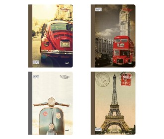 Next vintage 360° τετράδιο flexi 17x25εκ. 2θεμ. 128σελ. Next vintage 360° τετράδιο flexi 17x25εκ. 2θεμ. 128σελ.