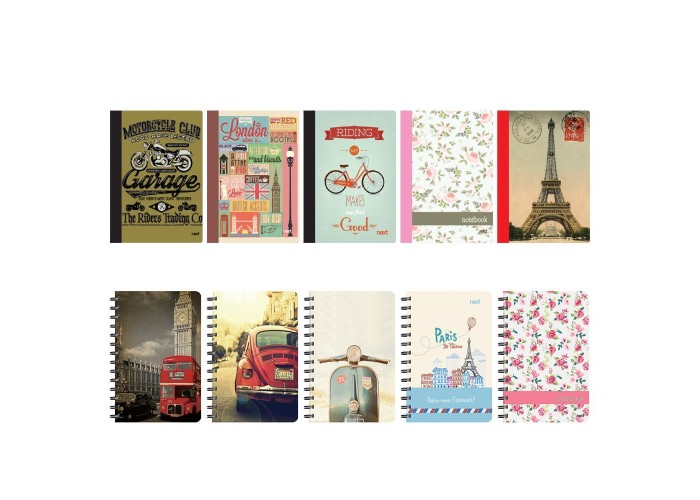 Next gallery 360° τετράδιο mini flexi 8x12εκ. 128σελ.