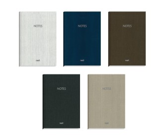 Next fabric τετράδιο δετό λευκό 21x29εκ. 4θεμ. 256σελ.