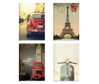 Next vintage τετράδιο δετό 17x25εκ. 4θεμ. 256σελ. Next vintage τετράδιο δετό 17x25εκ. 4θεμ. 256σελ.