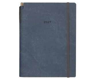 Next ημερολόγιο 2027 Denim ημερήσιο flexi μπλε 17x25εκ. με θήκη για στυλό αριστερά και λάστιχο. Δυνατότητα εκτύπωσης Next ημερολόγιο 2027 Denim ημερήσιο flexi μπλε 17x25εκ. με θήκη για στυλό αριστερά και λάστιχο. Δυνατότητα εκτύπωσης