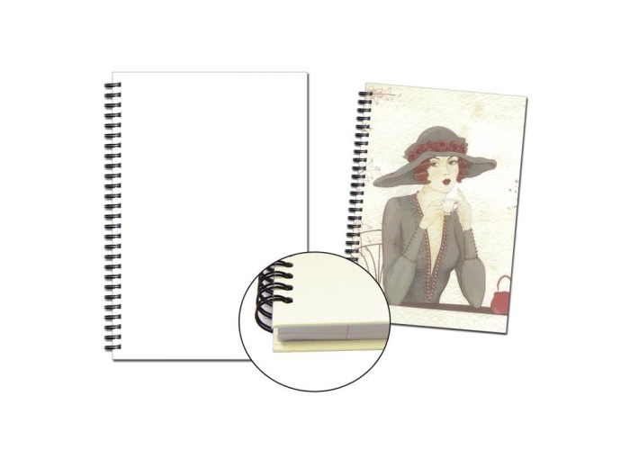 Νext τετρ.σπιράλ,λευκό εξωφ. σκληρό καπάκι 21.5x30εκ. 3θεμ, 100φ.