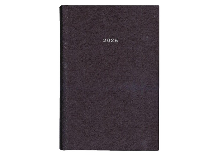 Next ημερολόγιο 2026 nest ημερήσιο δετό μαύρο 17x25εκ.  Δυνατότητα εκτύπωσης