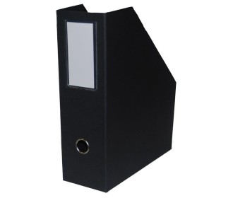 Νext θήκη περιοδικών classic μαύρη Υ33x27x10εκ.