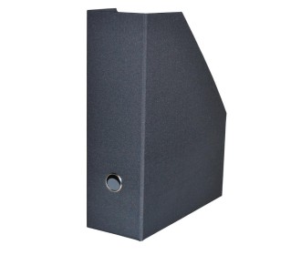 Νext θήκη περιοδικών σκληρή fabrics γκρι Υ33x27x10εκ.