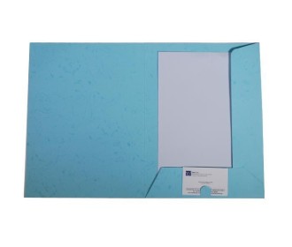 Νext φάκελος παρουσίασης (folder) leather skin μπλε 250γρ. Υ32x24εκ. Δυνατότητα εκτύπωσης