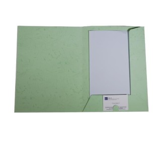 Νext φάκελος παρουσίασης (folder) skin πράσινο 250γρ. Υ32x24εκ. Δυνατότητα εκτύπωσης