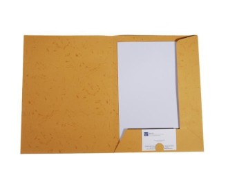 Νext φάκελος παρουσίασης (folder) skin μουσταρδί 250γρ. Υ32x24εκ. Δυνατότητα εκτύπωσης