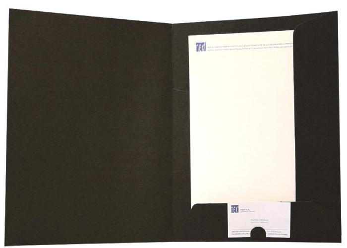 Next φάκελος παρουσίασης classic καφέ Υ32x24εκ.