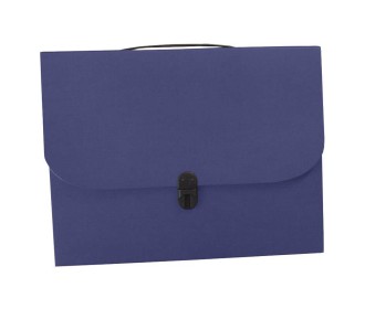 Next τσάντα συνεδρίων με κούμπωμα classic μπλε Υ36x28x4εκ.