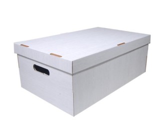 Νext κουτί fabric λευκό Α3 Υ19x50x31εκ. Νext κουτί fabric λευκό Α3 Υ19x50x31εκ.