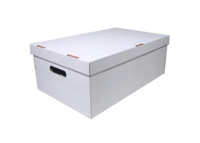 Νext κουτί fabric λευκό Α3 Υ19x50x31εκ. Νext κουτί fabric λευκό Α3 Υ19x50x31εκ.