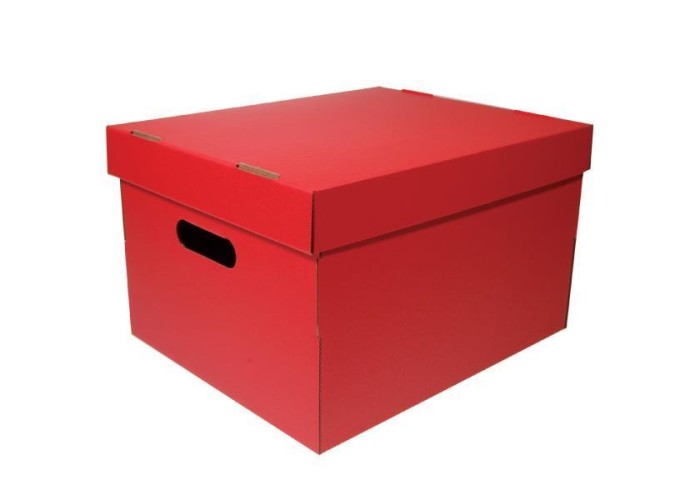 Νext κουτί colors κόκκινο Α4 Υ19x30x25,5εκ.