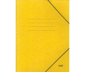 Next φάκελος με λάστιχο πρεσπάν κίτρινος Υ35x25x0εκ. Δυνατότητα εκτύπωσης Next φάκελος με λάστιχο πρεσπάν κίτρινος Υ35x25x0εκ. Δυνατότητα εκτύπωσης