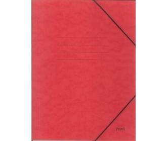 Next φάκελος με λάστιχο πρεσπάν κόκκινος Υ35x25x0εκ.  Δυνατότητα εκτύπωσης Next φάκελος με λάστιχο πρεσπάν κόκκινος Υ35x25x0εκ.  Δυνατότητα εκτύπωσης