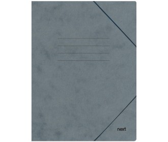 Next φάκελος με λάστιχο πρεσπάν γκρι Υ35x25x0εκ.  Δυνατότητα εκτύπωσης Next φάκελος με λάστιχο πρεσπάν γκρι Υ35x25x0εκ.  Δυνατότητα εκτύπωσης