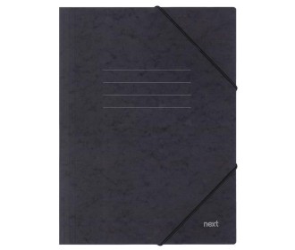 Next φάκελος με λάστιχο πρεσπάν μαύρο Υ35x25x0εκ. Δυνατότητα εκτύπωσης Next φάκελος με λάστιχο πρεσπάν μαύρο Υ35x25x0εκ. Δυνατότητα εκτύπωσης