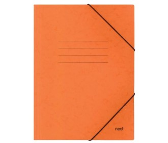 Next φάκελος με λάστιχο πρεσπάν πορτοκαλί Υ35x25x0εκ. Δυνατότητα εκτύπωσης