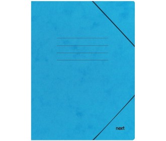 Next φάκελος με λάστιχο πρεσπάν γαλάζιος Υ35x25x0εκ. Δυνατότητα εκτύπωσης