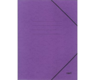 Next φάκελος με λάστιχο πρεσπάν μωβ Υ35x25x0εκ. Δυνατότητα εκτύπωσης