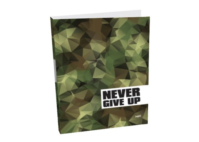 Next κλασέρ Never give up Υ26x21x4εκ.
