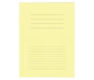 Next δίφυλλο παρουσίασης μανίλα κίτρινο Υ30,5x22εκ.