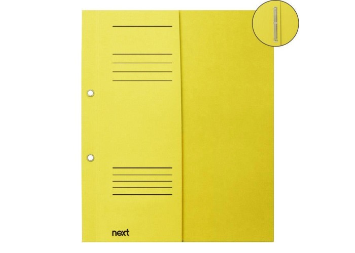 Next υποφάκελος με έλασμα - τρουκς μανίλα κίτρινος Υ31x25εκ.