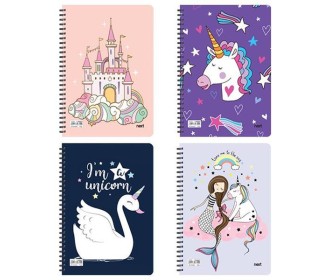 Next unicorns I τετράδιο σπιράλ 17x25εκ. 1θεμ. Next unicorns I τετράδιο σπιράλ 17x25εκ. 1θεμ.