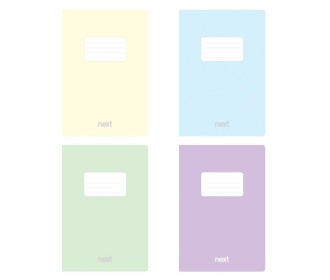 Next τετράδιο καρφίτσα Pastel 21x29εκ. 40φυλ.