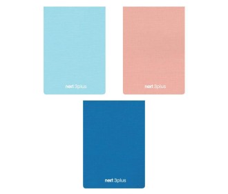 Next μπλοκ 3plus (dots+σαμουά ατύπωτο +καρέ) 12x17εκ..3θ., 192σελ. Next μπλοκ 3plus (dots+σαμουά ατύπωτο +καρέ) 12x17εκ..3θ., 192σελ.