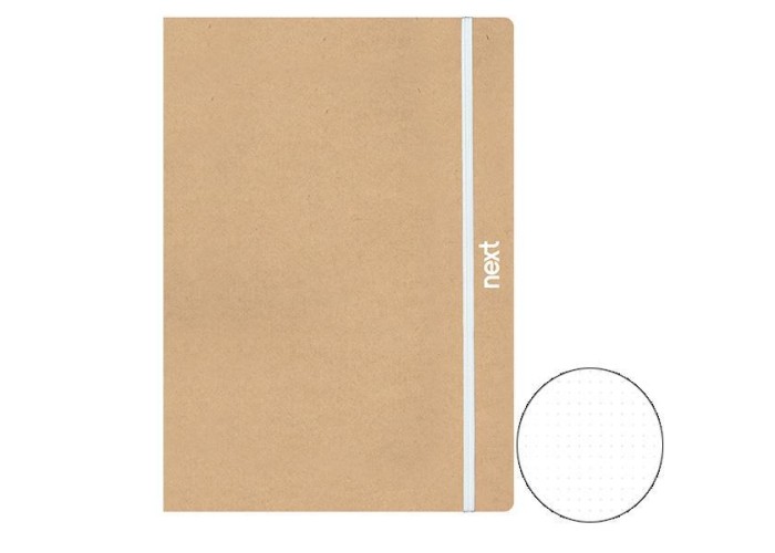Next eco dots τετράδιο flexi με λάστιχο 21x29εκ. 1θ. 160σελ.