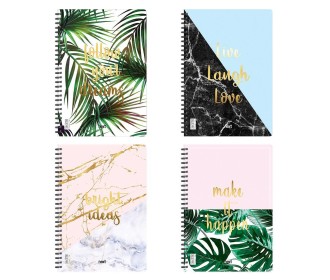 Next elegant τετράδιο σπιράλ 21x29εκ. 4θεμ.