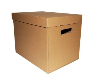 Next κουτί κραφτ με αναδιπλούμενο καπάκι Υ26x34x27εκ, οικολογικό Next κουτί κραφτ με αναδιπλούμενο καπάκι Υ26x34x27εκ, οικολογικό