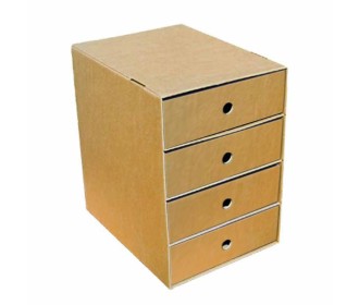 Next συρταριέρα 4 συρτάρια κραφτ Α4 Y36x33x24εκ.