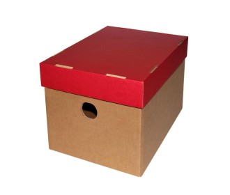 Νext κουτί classic κόκκινο καπάκι Α5 Υ16x16x22εκ.