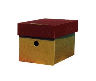 Νext κουτί classic μπορντώ καπάκι Α5 Υ16x16x22εκ.