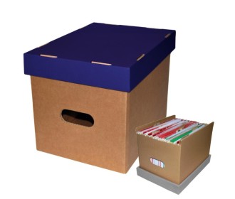 Νext κουτί κρεμαστων φακέλων καφέ μπλε Υ25x25x34εκ. Νext κουτί κρεμαστων φακέλων καφέ μπλε Υ25x25x34εκ.