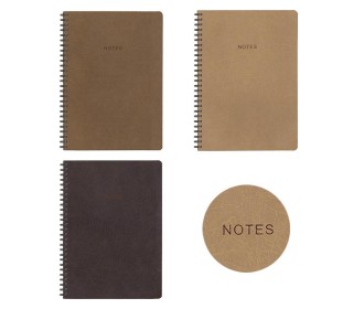 Next old leather τετράδιο σπιράλ 17x25εκ. 2θεμ., 70φ. Next old leather τετράδιο σπιράλ 17x25εκ. 2θεμ., 70φ.