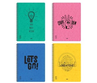 Next τετράδιο σπιράλ Rebellion 1 θέμα 35 φύλλα 4 σχέδια 17x25εκ.,