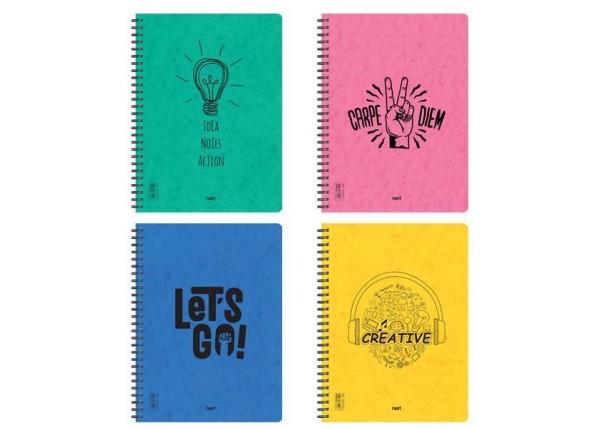 NEXT τετράδιο σπιράλ Rebellion 2 θέματα 70 φύλλα 4 σχέδια 21x29εκ.