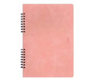 Next Premium τετράδιο σπιράλ ροζ 2 θέματα 70 φύλλα 21x29εκ. Next Premium τετράδιο σπιράλ ροζ 2 θέματα 70 φύλλα 21x29εκ.